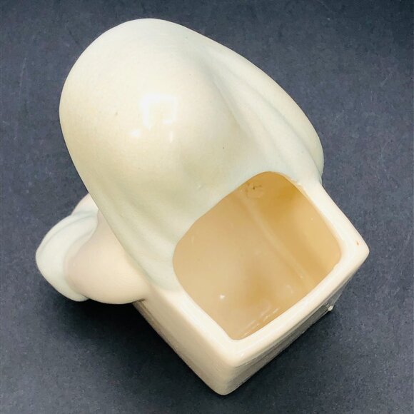 Vintage 60s Praying Virgin Mary Ceramic Planter, Holy Mother Religious Figure - Picture 3 of 10